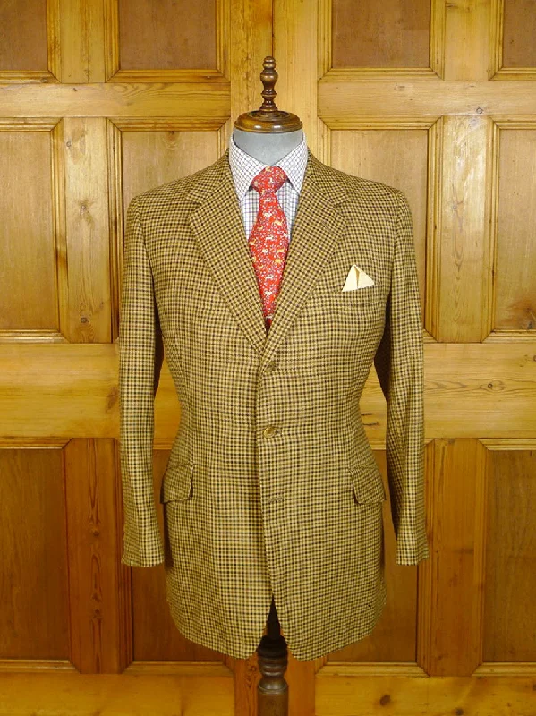 Modern Men's Tailored Blazers24/0422a vintage savile row bespoke gun check worsted tweed country sports hacking jacket 41 regular to long