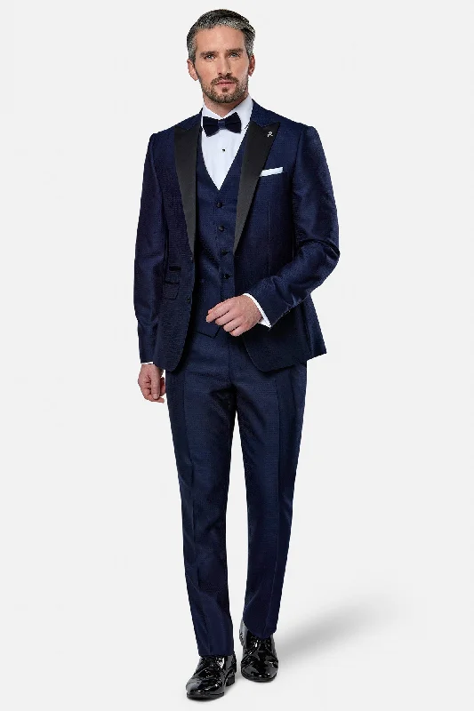 Men's Suits for Special OccasionsHerbie Frogg Navy 3pc Tuxedo