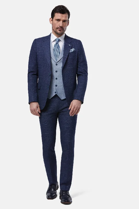 Men's Suits with Cotton-Blend FabricsOslo Indigo