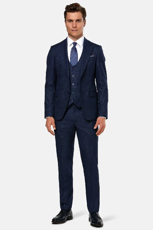 Men's Suits with Linen-Blend FabricsHaas Indigo