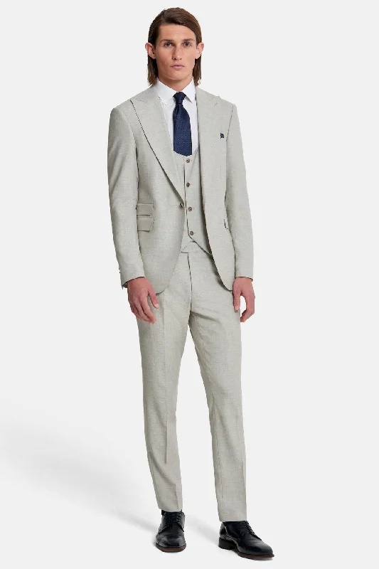 Men's Suits with Pleated TrousersNapoli Stone