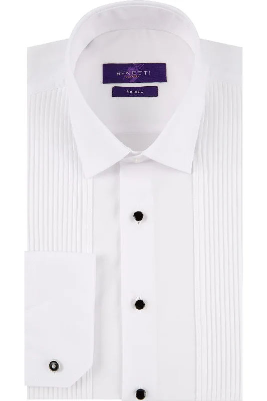 Luxurious Men's Silk-Lined SuitsConrad Tuxedo Shirt