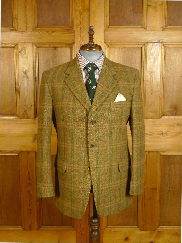 Men's Suits with Athletic Fits24/1080 immaculate john g hardy brown / tan wp check tweed jacket 44 regular