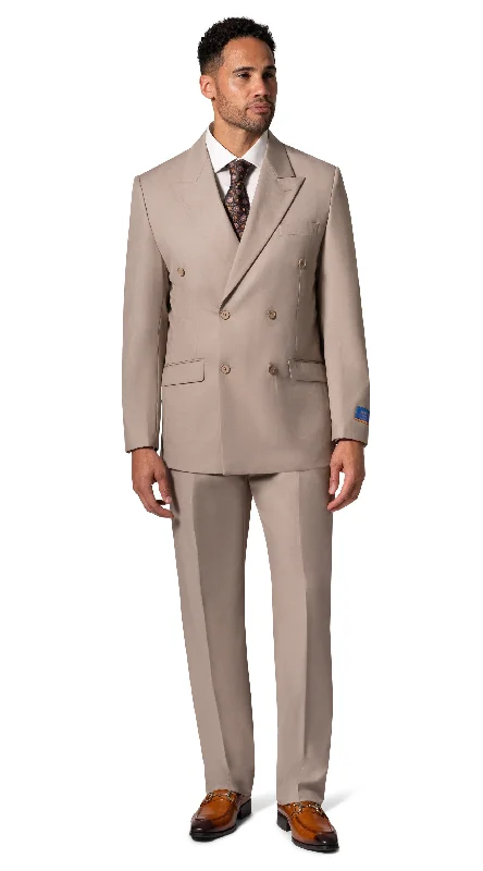 Berragamo A6732 D/B Modern Fit Suit - Tan