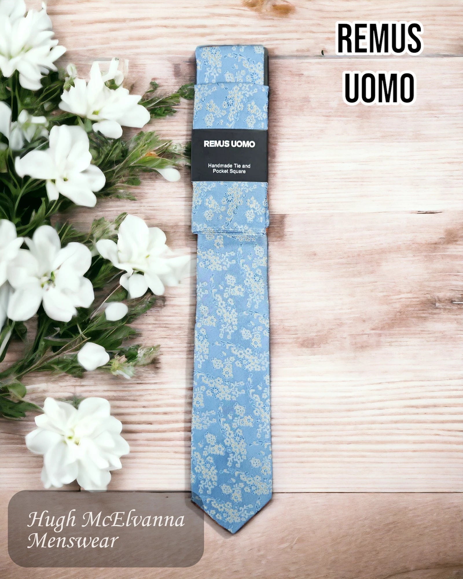 Remus Uomo Lt. Blue Neck Tie - TP4747/22