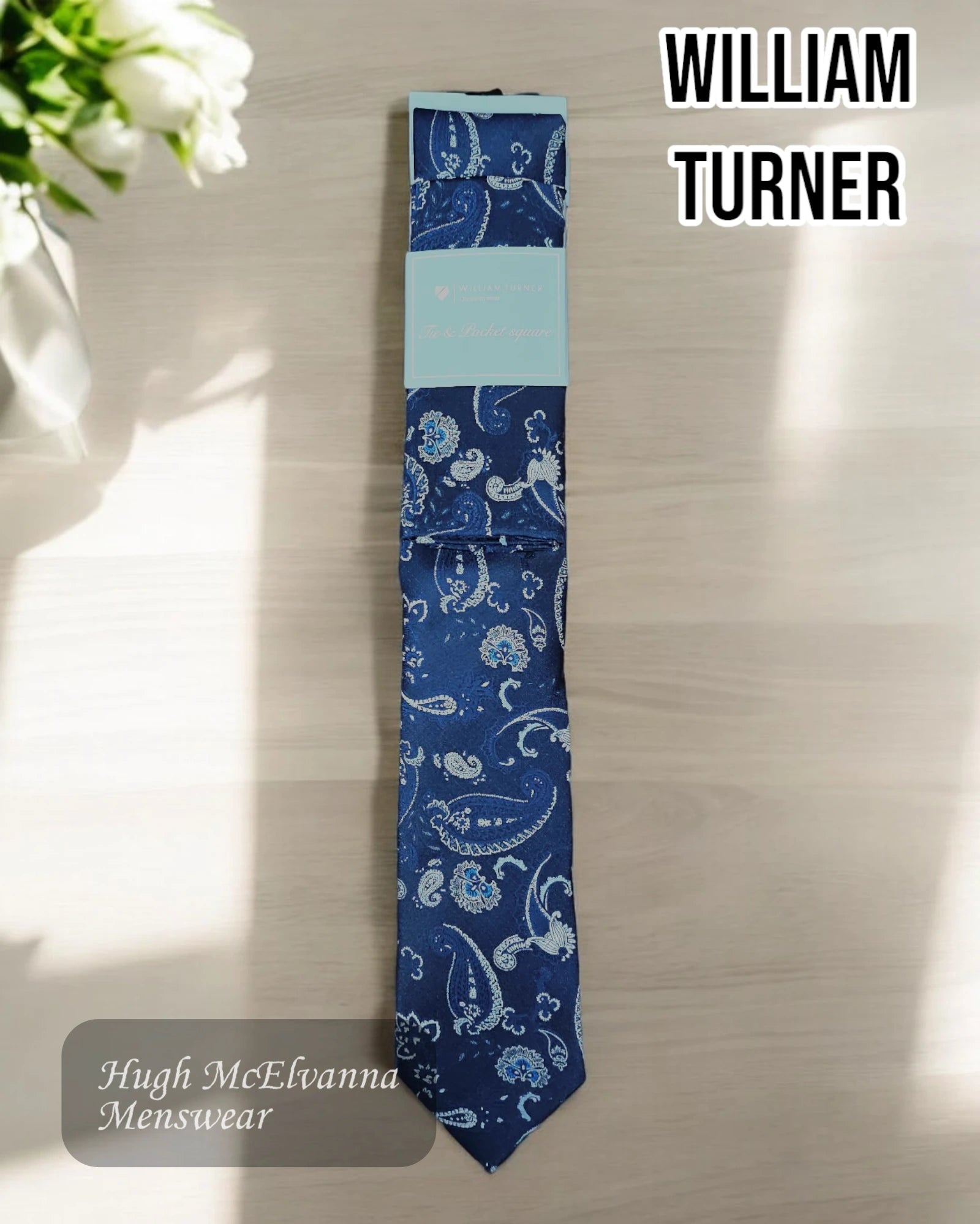 William Turner Navy Tie Set