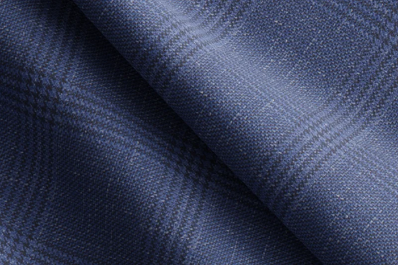 Made to Measure Blue Glen Check 2 Piece Suit