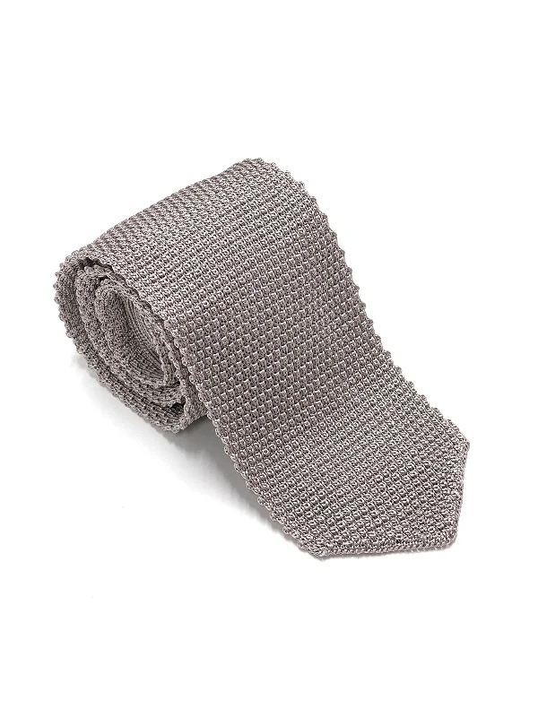 Mink Knitted Silk Tie