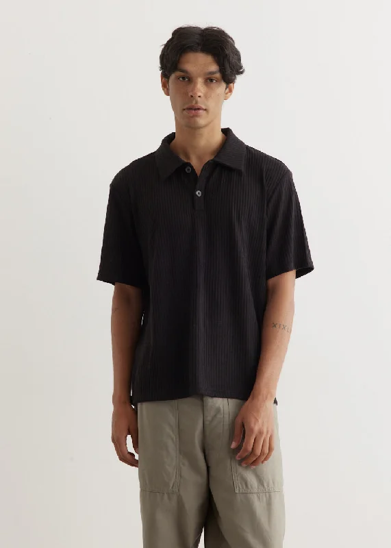 Men's Long-Sleeved ShirtsDeny Knit Polo