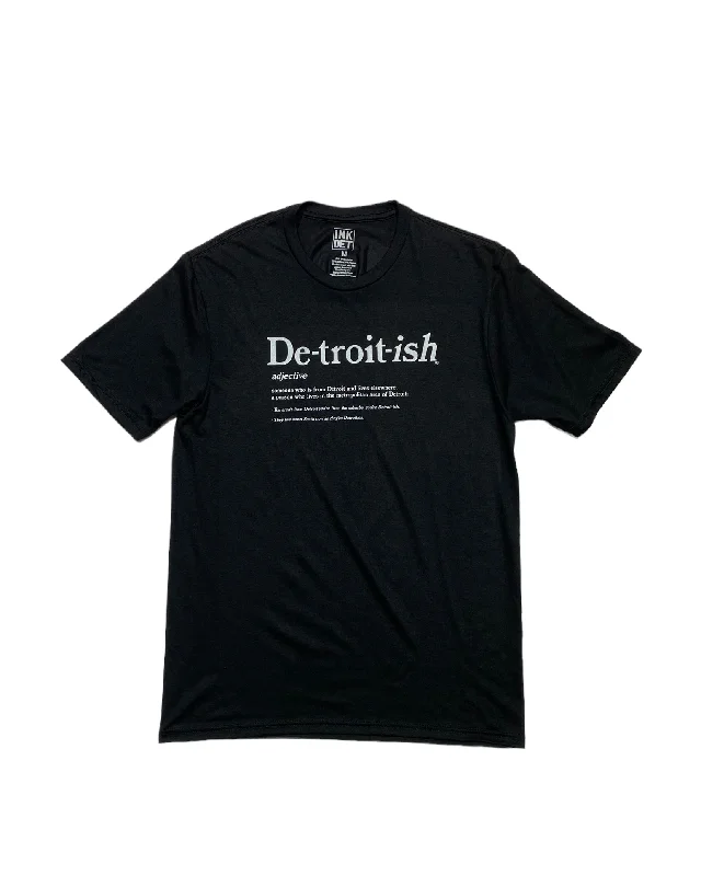 Men's Unique and Designer TopsInk Detroit - Detroitish Defined Tri Blend T-Shirt - Black