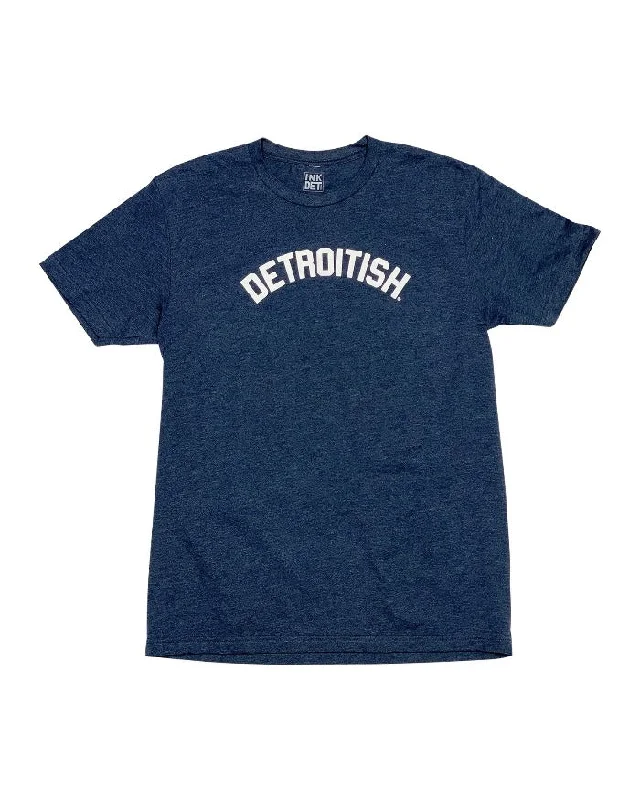 Men's Shirts with Rounded HemlinesInk Detroit Detroitish T-Shirt - Navy