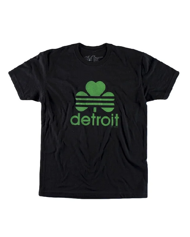 Men's Shirts with Pocket SquaresInk Detroit Retro Cloverleaf T-Shirt - Black