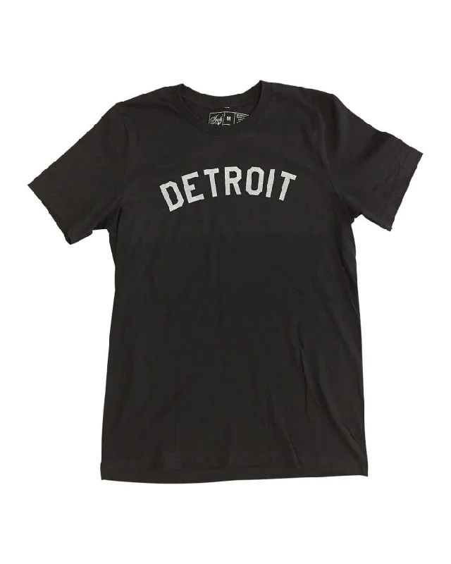 Men's Shirts with Spread CollarsInk Detroit Basic T-Shirt - Black