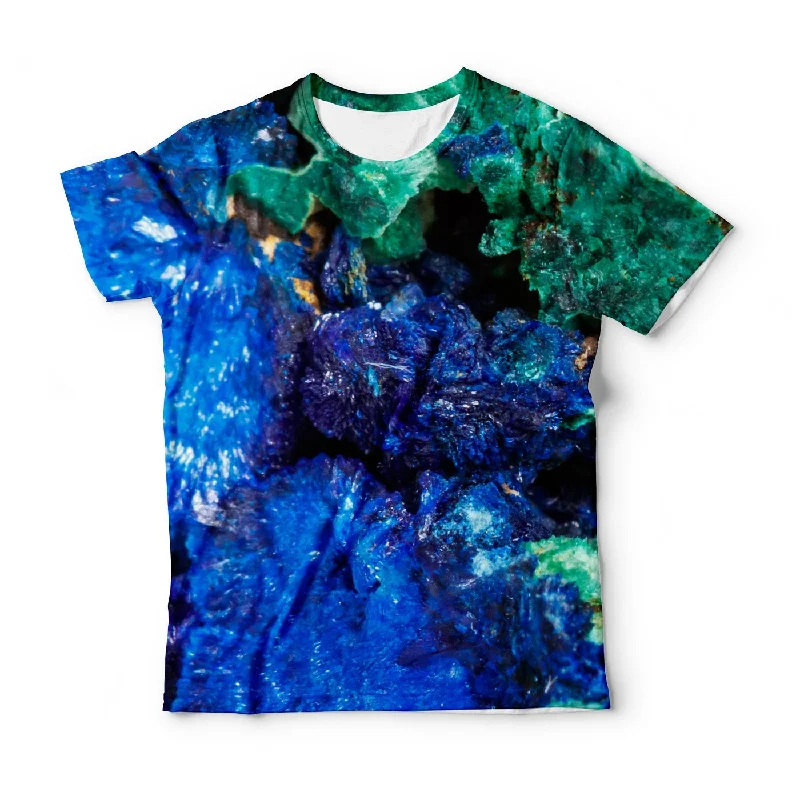 Men's Casual Shirts for Everyday WearMineral Stone Malachite T-Shirt