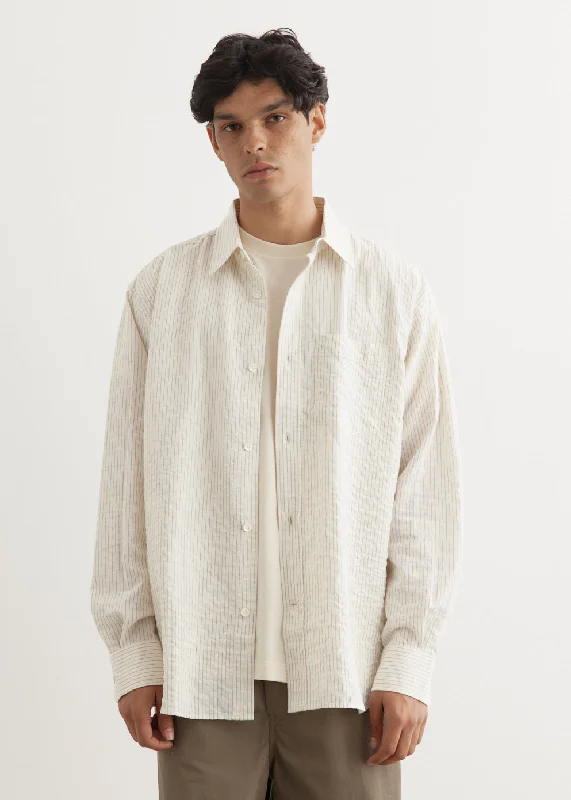 Men's Regular-Fit Shirts for a Classic FitMo Oversized Striped Shirt