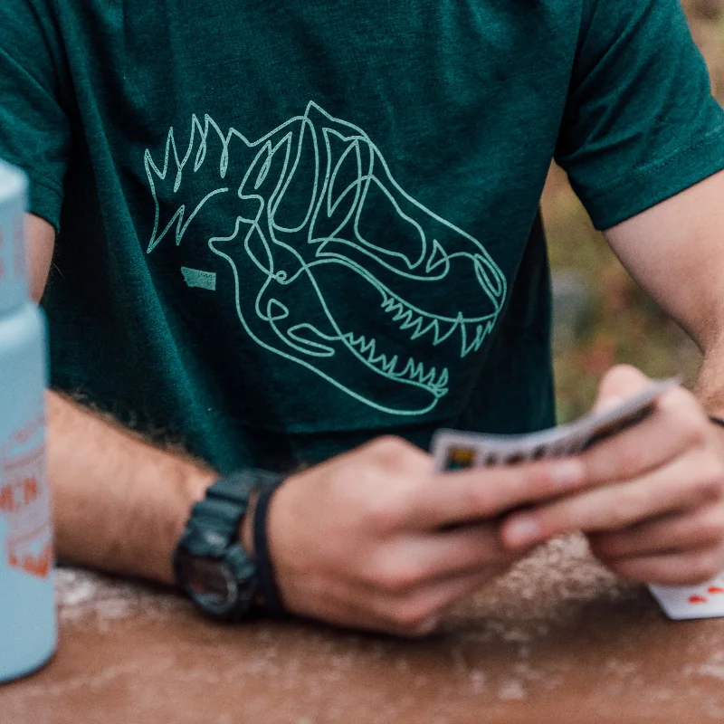 Men's Shirts with Appliqué DetailsMontana Dinosaur