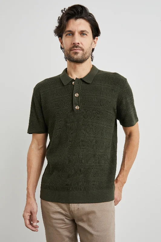 Men's Limited Edition Shirts for ExclusivityNATHAN POLO SHIRT - ANCIENT OLIVE