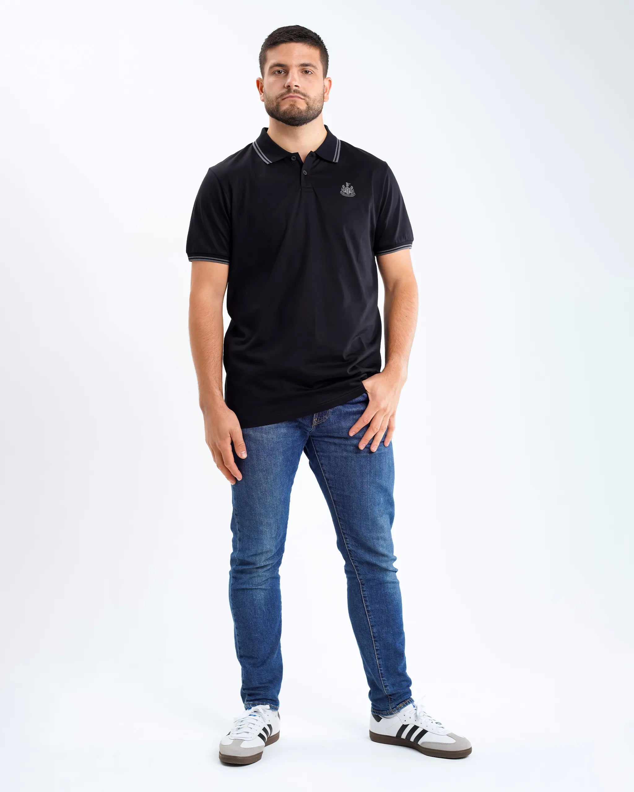 Men's Slim-Fit Shirts for a Flattering ShapeNewcastle United Men's Black Label Black Polo Shirt