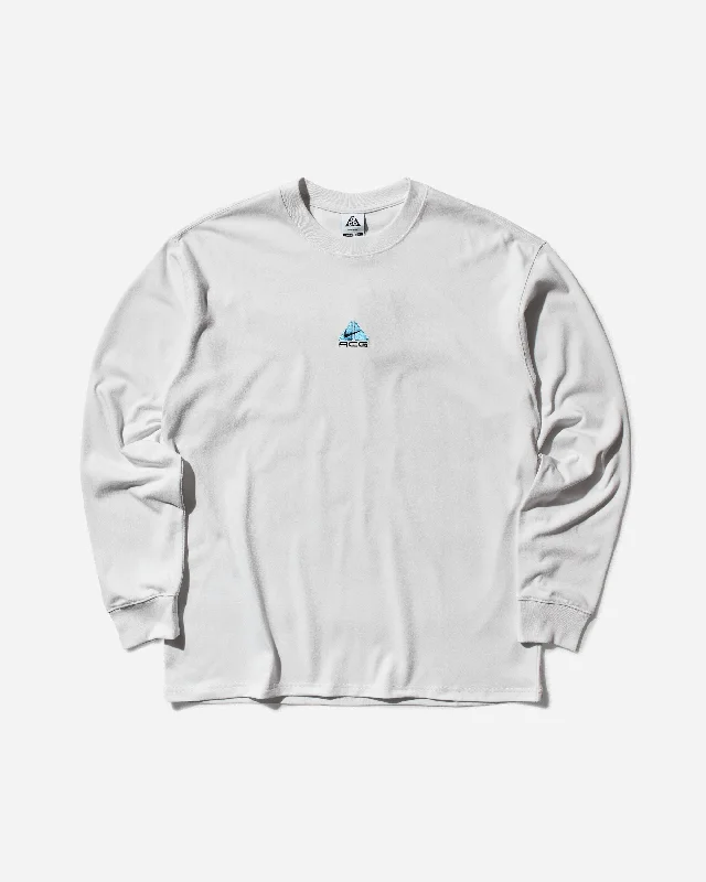 Men's Shirts with Hidden ButtonsMen's ACG Lungs Longsleeve T-Shirt Summit White