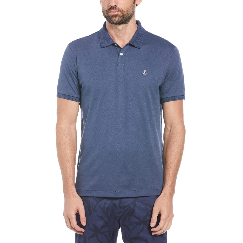 Men's Shirts with Double-Breasted DesignsOrganic Cotton Interlock Daddy Polo