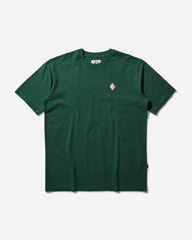 Men's Shirts with Velcro ClosuresMen's Off-Race Patch T-Shirt Pine Green