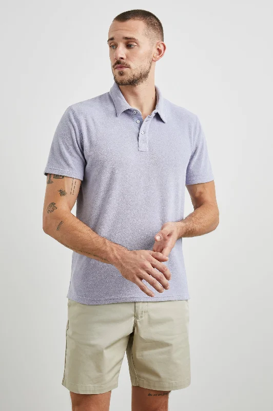 Men's Plaid Shirts for a Country CharmRHEN POLO SHIRT - FRENCH LAVENDER