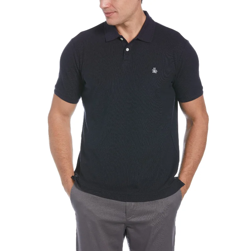 Men's Shirts with Snap ButtonsOrganic Cotton Pique Daddy Polo