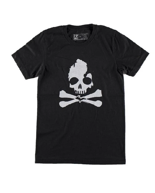 Men's Shirts with Mandarin CollarsThe Great Lakes State Michigan Skull & Bones T-Shirt