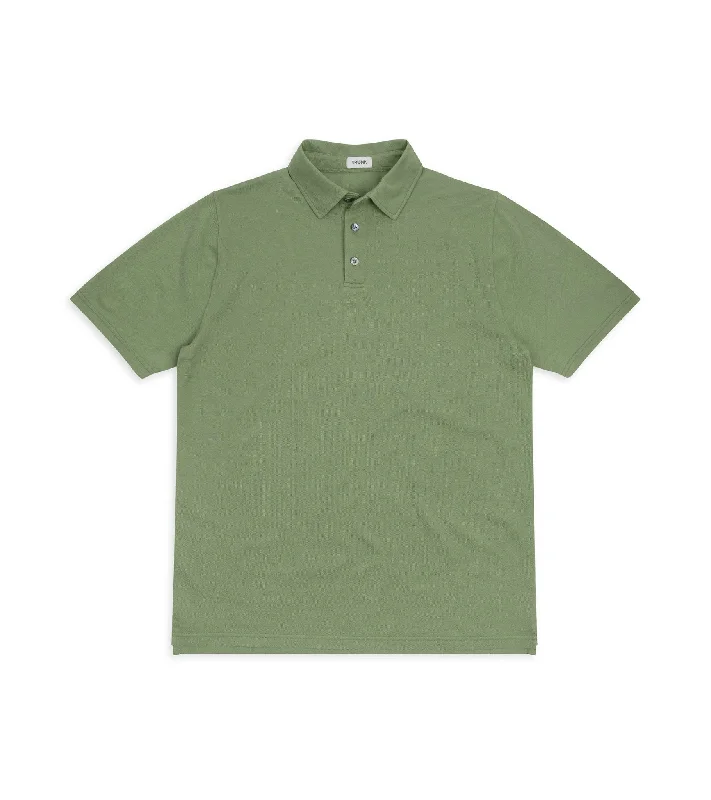 Men's Golf Shirts for On-Course StyleTrunk Moxon Short Sleeve Polo Shirt: Lawn Green