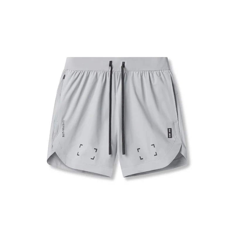 Men's Swim Trunks for Swimming0823. Tetra-Lite™ 7" Linerless Short - Slate Grey "Space Bracket"