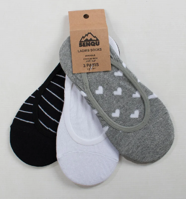 3PACK MONO SECRET SOCKS – MULTI