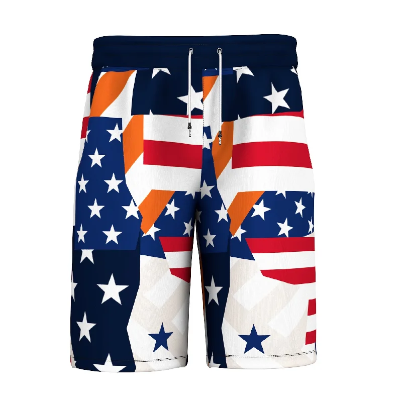 Men's Pants with Graphic PrintsAmericana Shorts