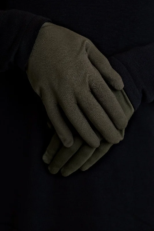 Bamboo Gloves, Khaki