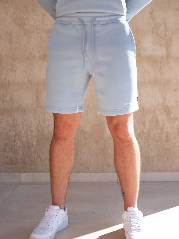 Men's Pants with Adjustable WaistbandsEvolved II Jogger Shorts - Ice Blue