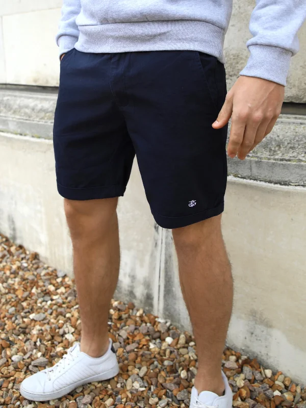 Men's High-Waisted Pants for a Retro StyleOusden Chino Shorts - Navy