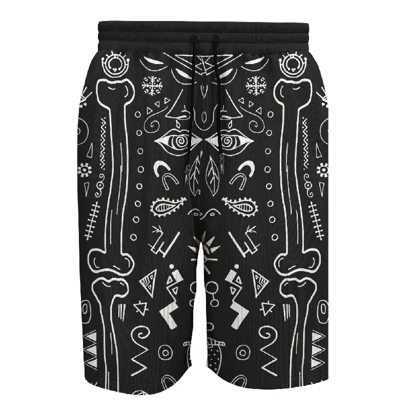 Lightweight Men's Linen PantsDoodle Skeleton Shorts