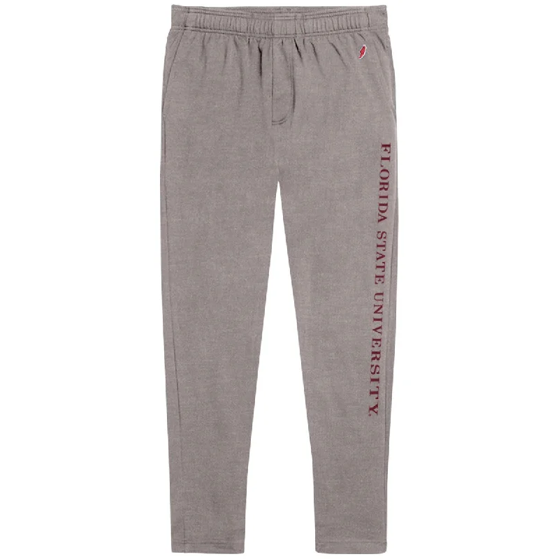 Men's Pants with Contrast WaistbandsLeague Men's Florida State University Tri-blend Jogger Pant - Grey