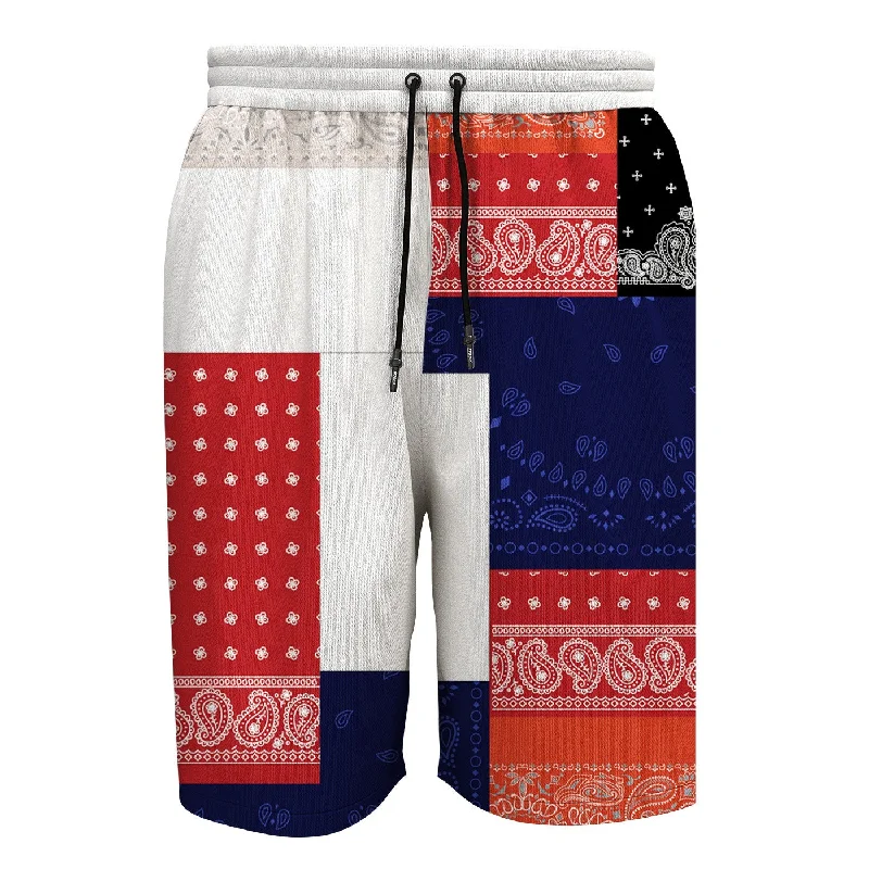 Men's Pants with Contrast Fabric PanelsMy Anthem Shorts