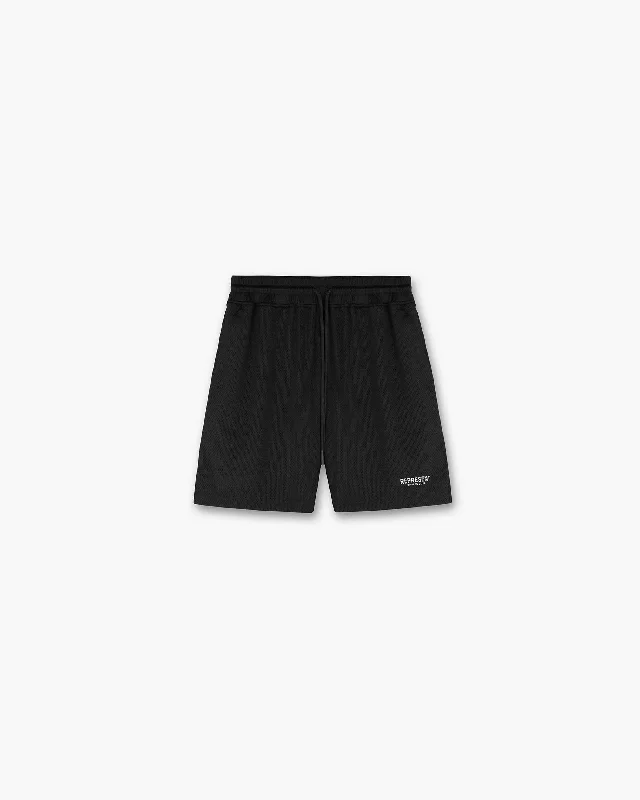 Breathable Men's Athletic ShortsRepresent Owners Club Mesh Shorts - Black