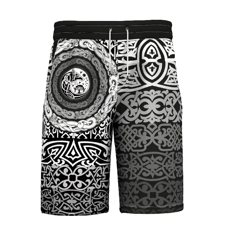 Men's Pants with Wrinkle-Resistant FabricTribal Panther Shorts