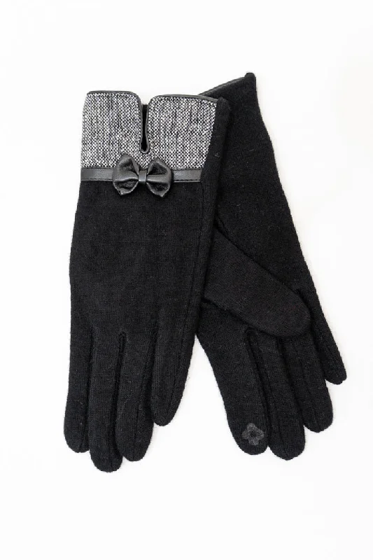 Wool Gloves, Black (Style 1)