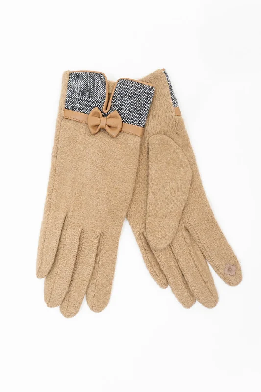 Wool Gloves, Coffee  (Style 1)