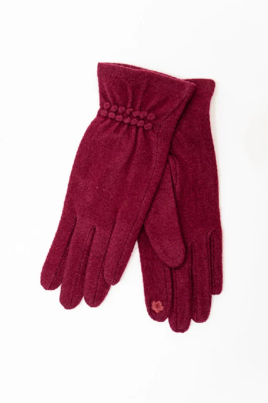 Wool Gloves, Lipstick (Style 2)