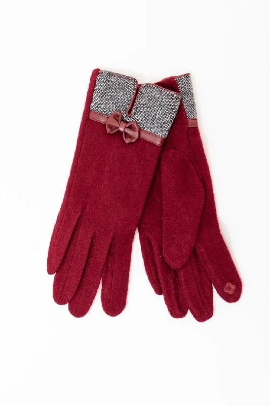 Wool Gloves, Lipstick  (Style 1)