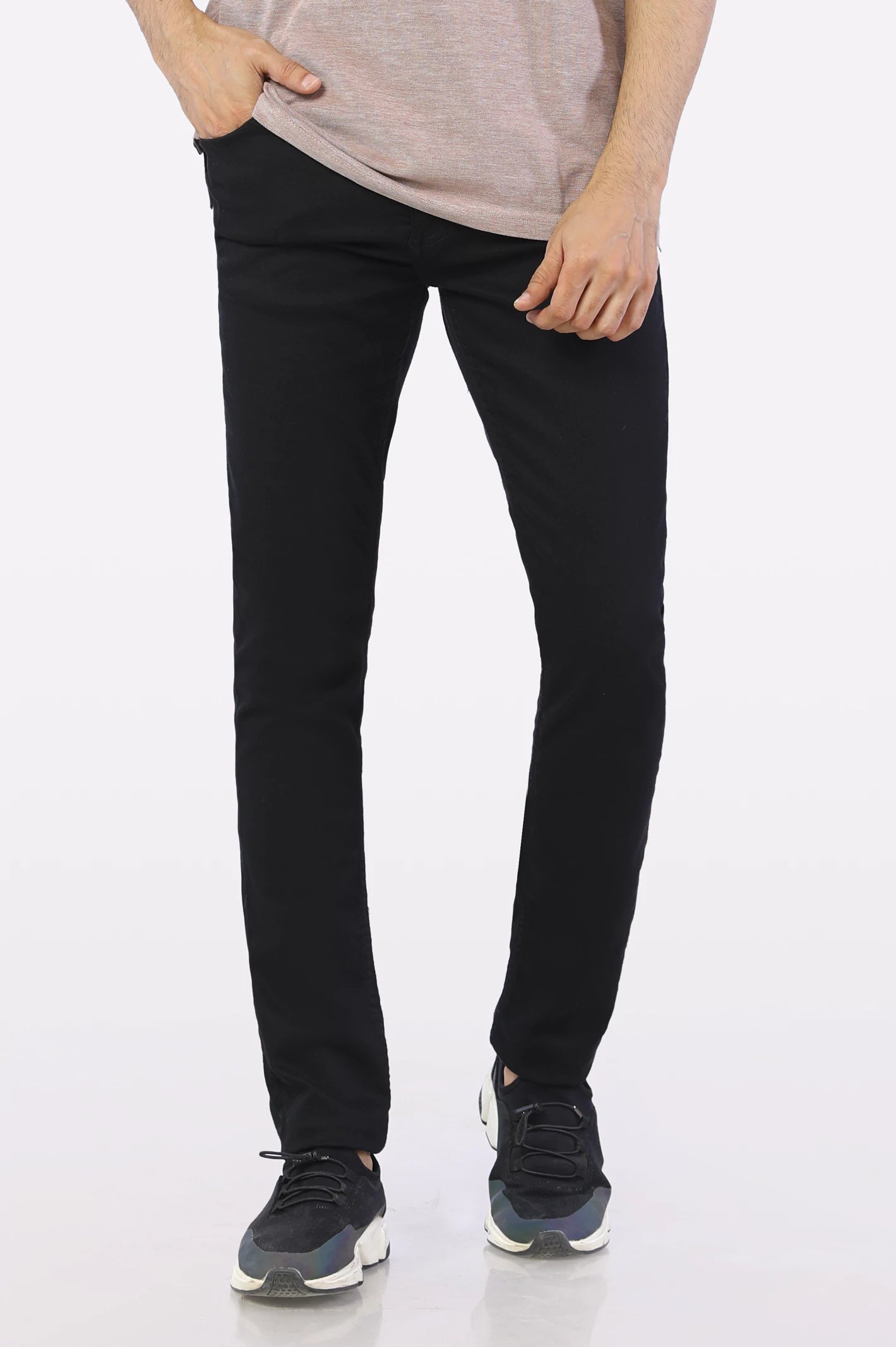 Premium Quality Men's Jeans for Every OccasionJet Black Slim Fit Jeans