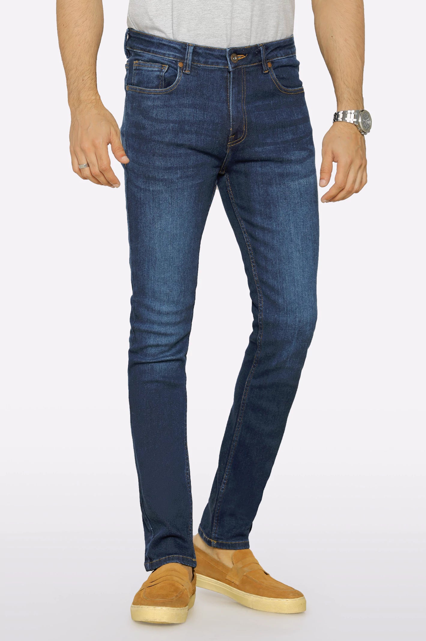 Premium Men's JeansLight Blue Smart Fit Jeans