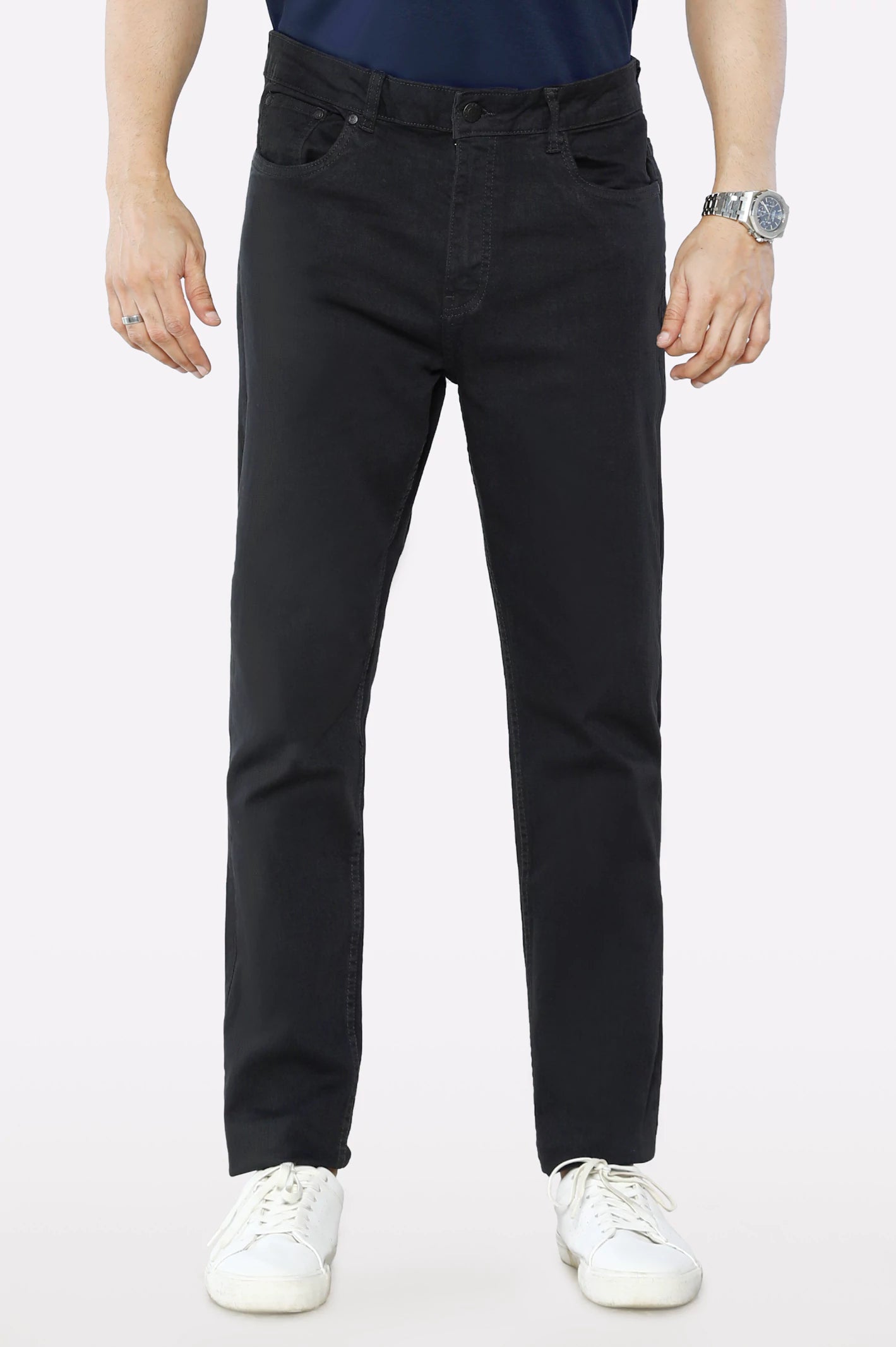 Comfortable Men's JeansGrey Smart Fit Jeans