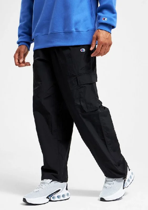 Men's Pants with Flat-Front DesignsChampion Mens Rochester Cargo Pants <BR> AU7HN BLK