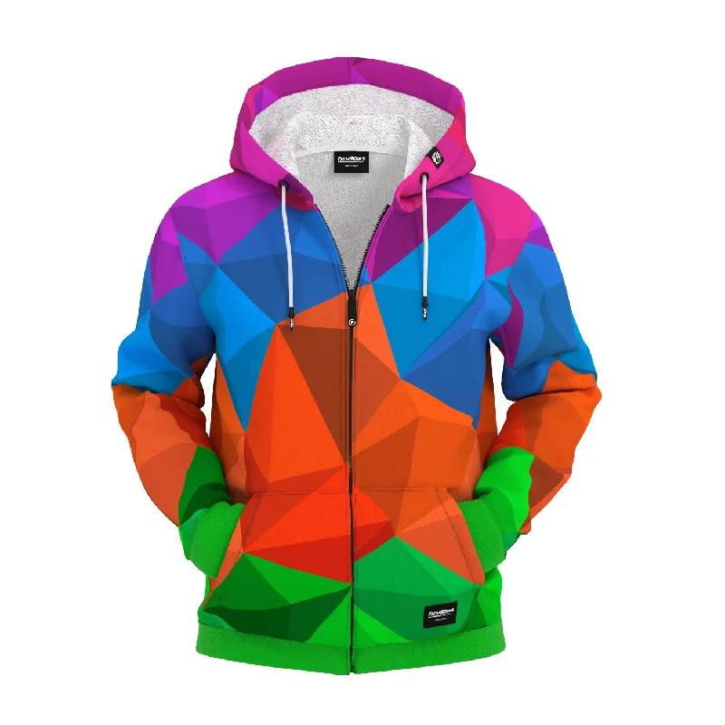 Men's Hoodies for LayeringCubes Fun Zip Up Hoodie