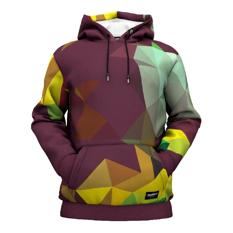 Men's Hoodies for YogaCubes Maroon Hoodie